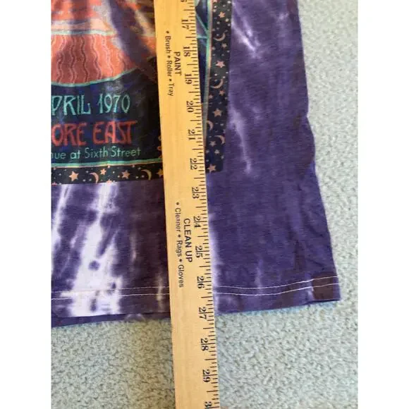 Pink Floyd Top Small Tie Dye Filmore Pyramid Retro T-Shirt Hippie 70s Rock Band - Picture 10 of 12